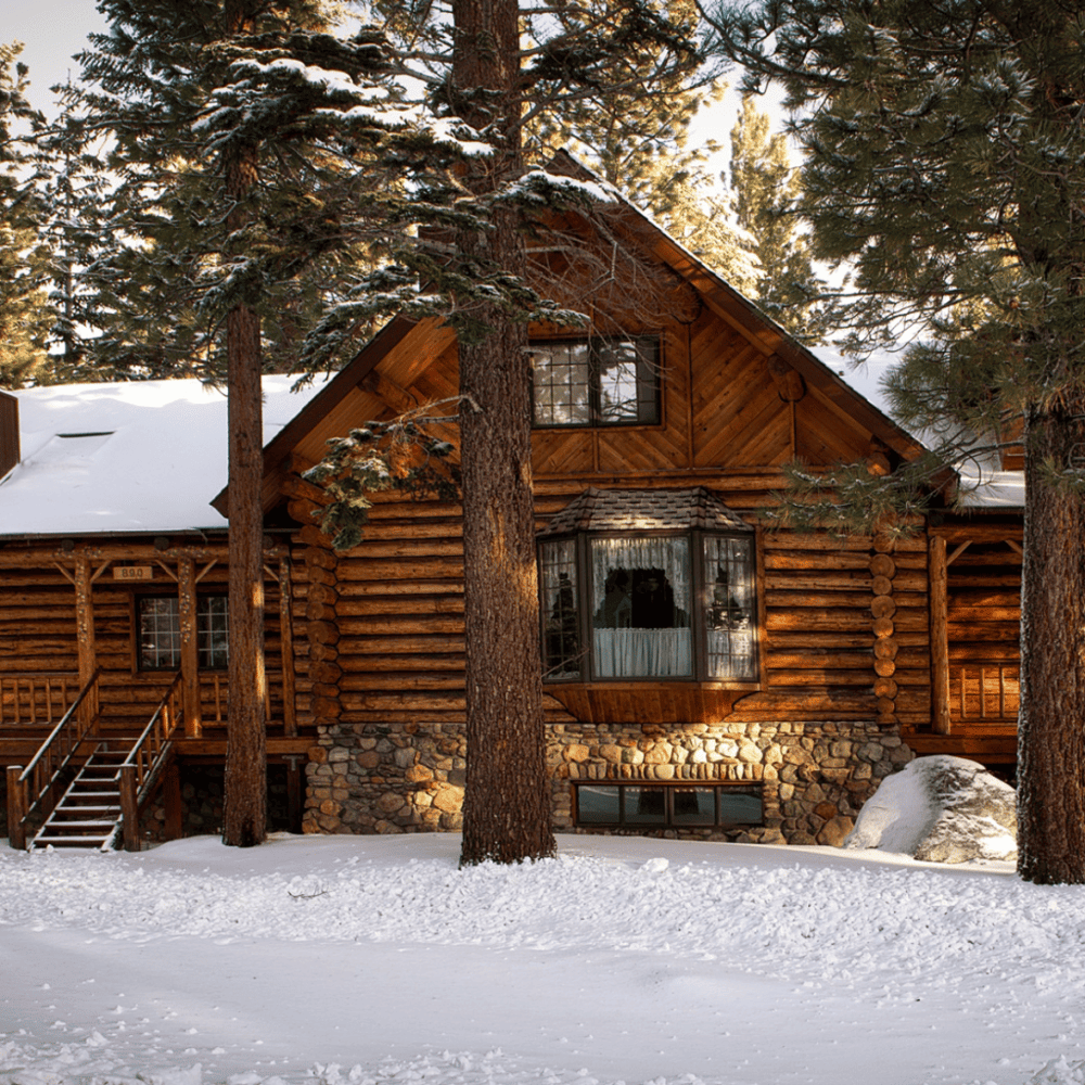 Admire the beauty of the Log Cabin Village