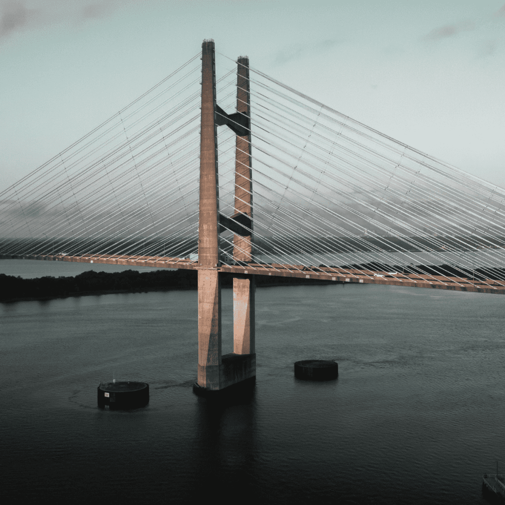 Cross the Dames Point Bridge