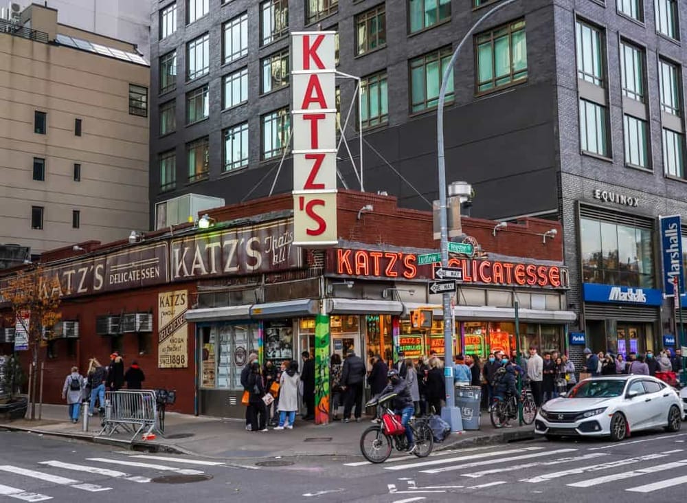 Indulge on Katz's Delicatessen