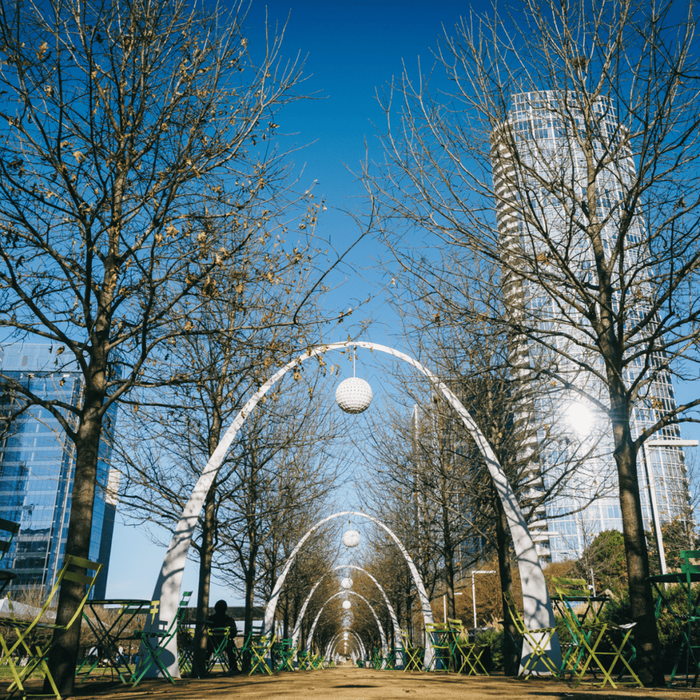 Soak up the sun at Klyde Warren Park