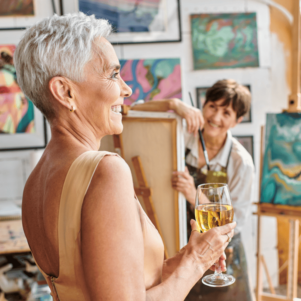 Unleash your creativity at Wine and Canvas