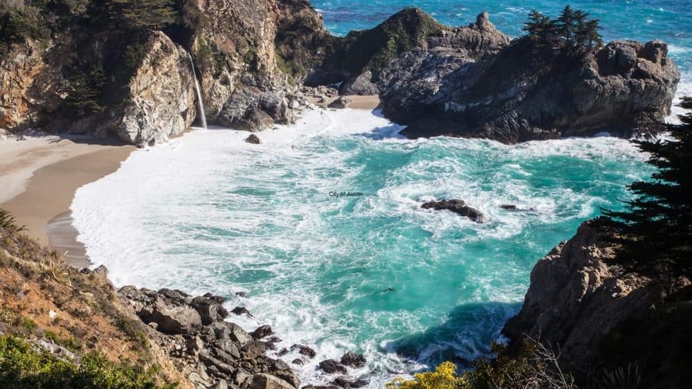 Big Sur Monterey California Coast McWay Falls from San Jose