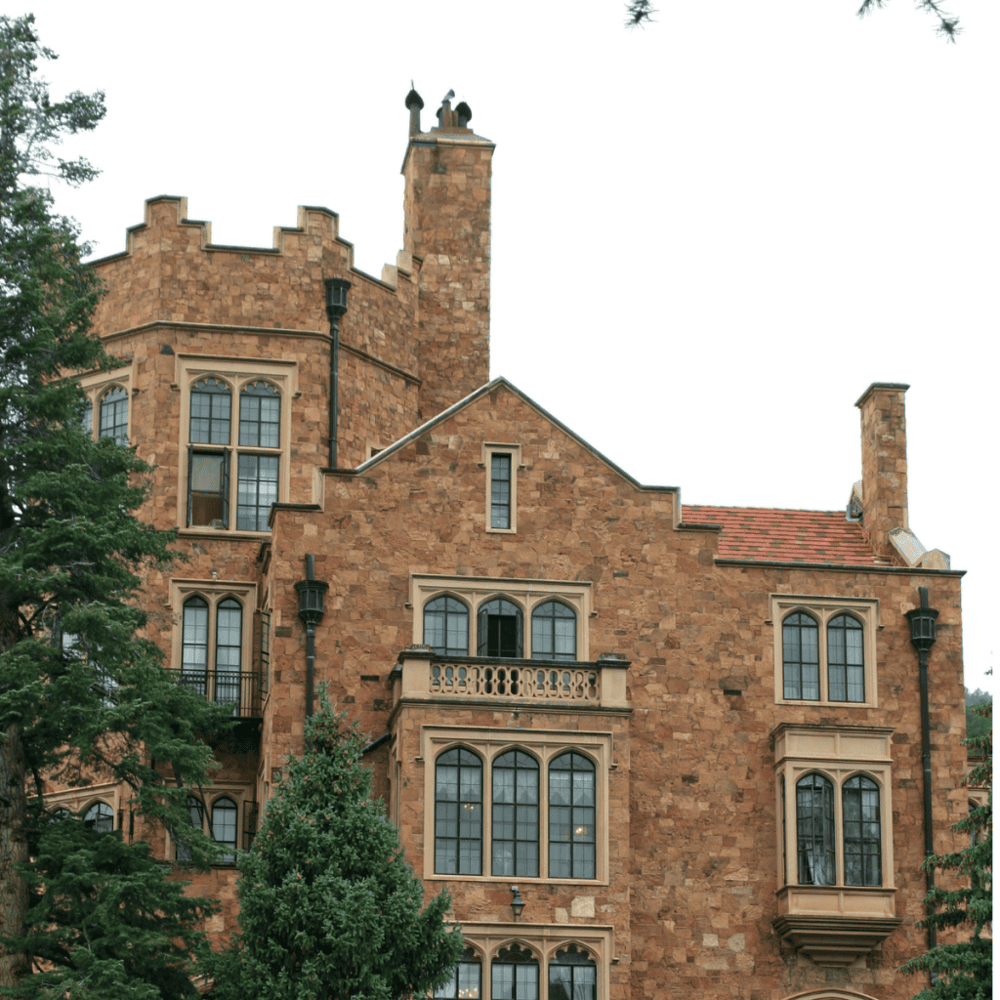 Enter the Glen Eyrie Castle