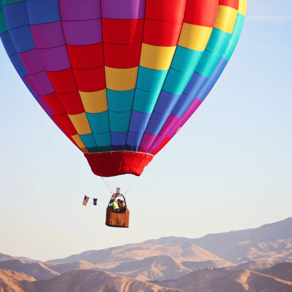 Hot air balloon ride
