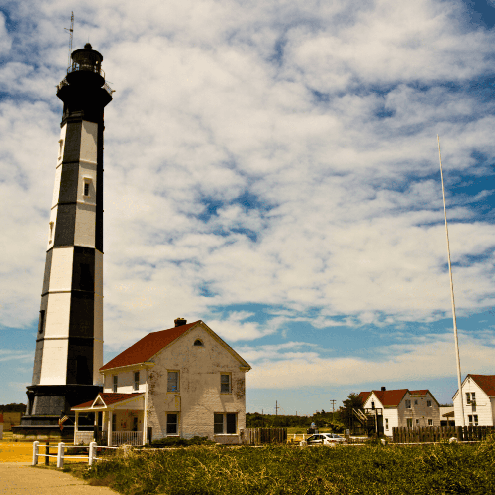 Old and New Cape Henry Lighthouses
