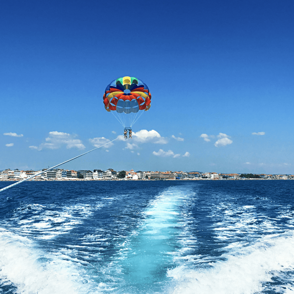 Parasailing along the Oceanfront