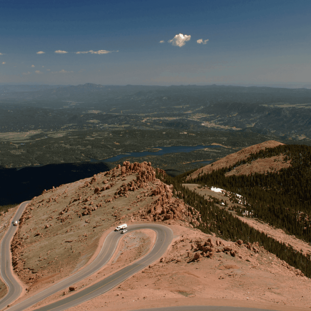 Stroll through the Pikes Peak Highway