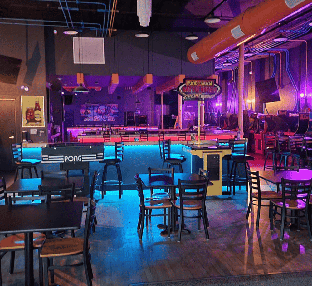 Lit Arcade Bar