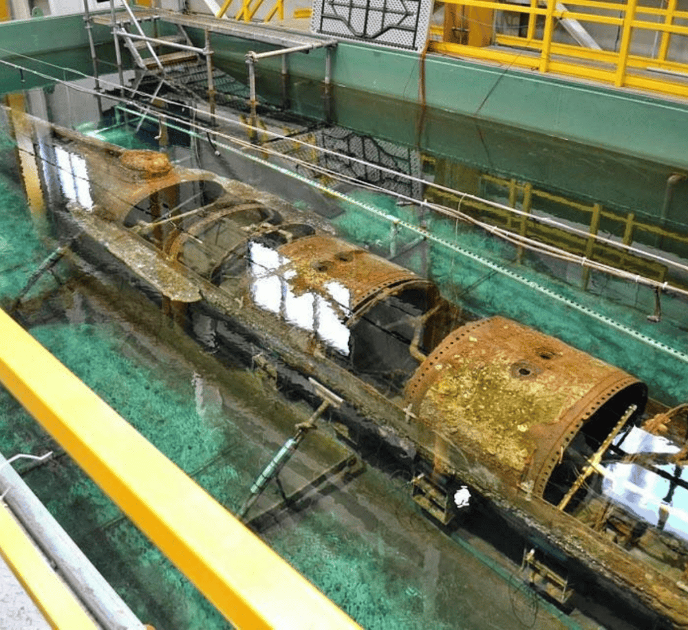 H.L. Hunley at Warren Lasch Conservation Center