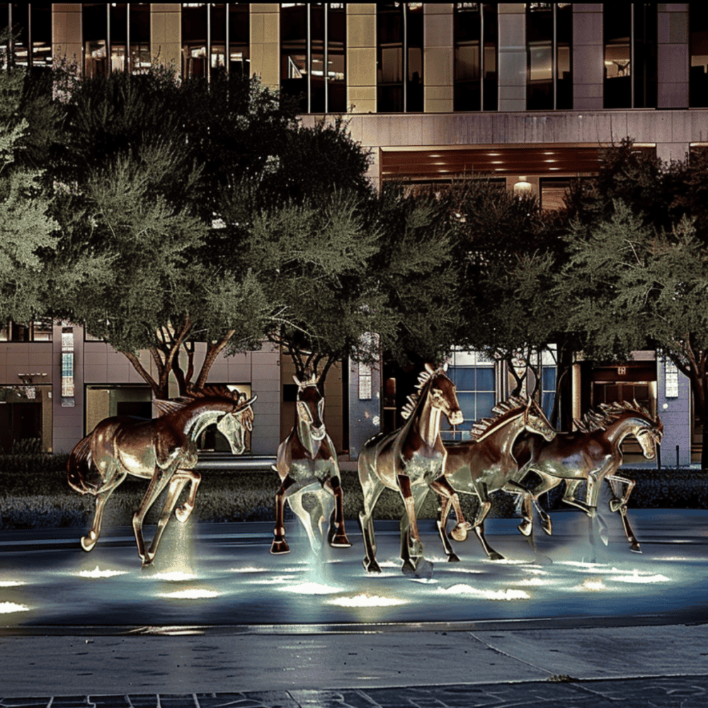 Mustangs of Las Colinas