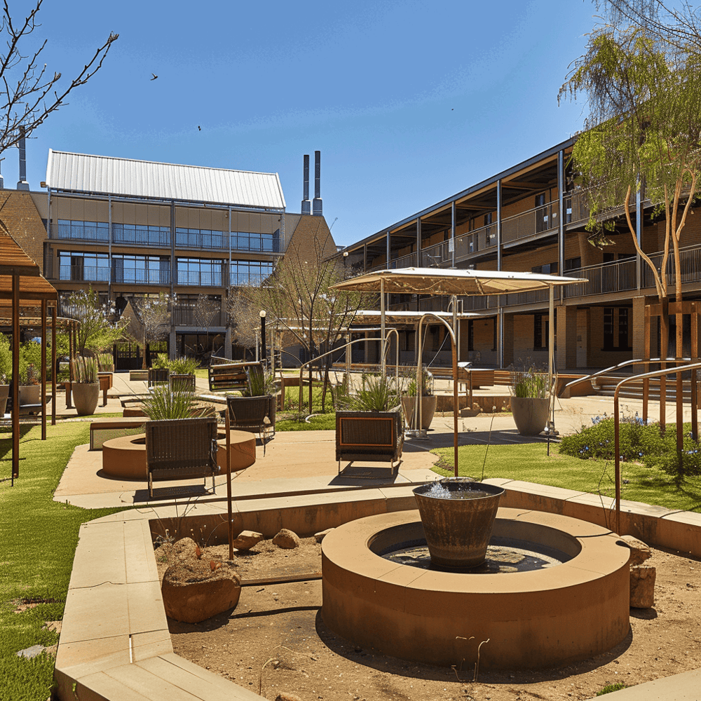 Cotton Court Hotel Courtyard