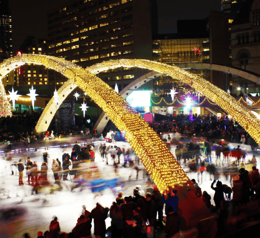 Nathan Phillips Square Skating