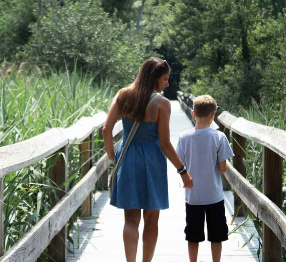Howland Wildlife Preserve Trail Boardwalk