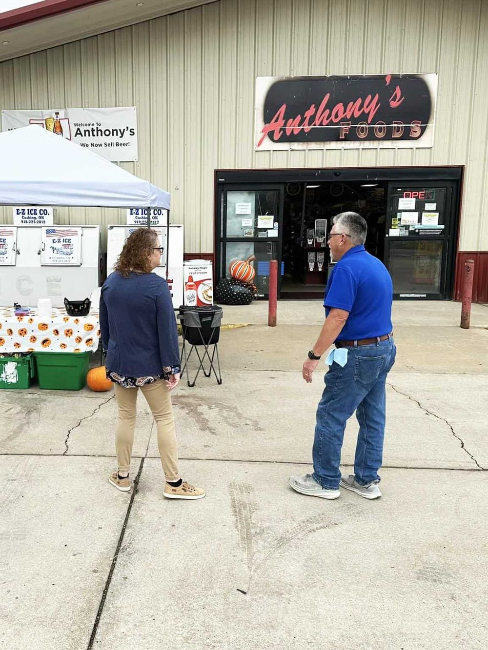Delicious ice cream at Anthony's Foods, part of Quest for Directions' local dining options, showcasing community and flavor.