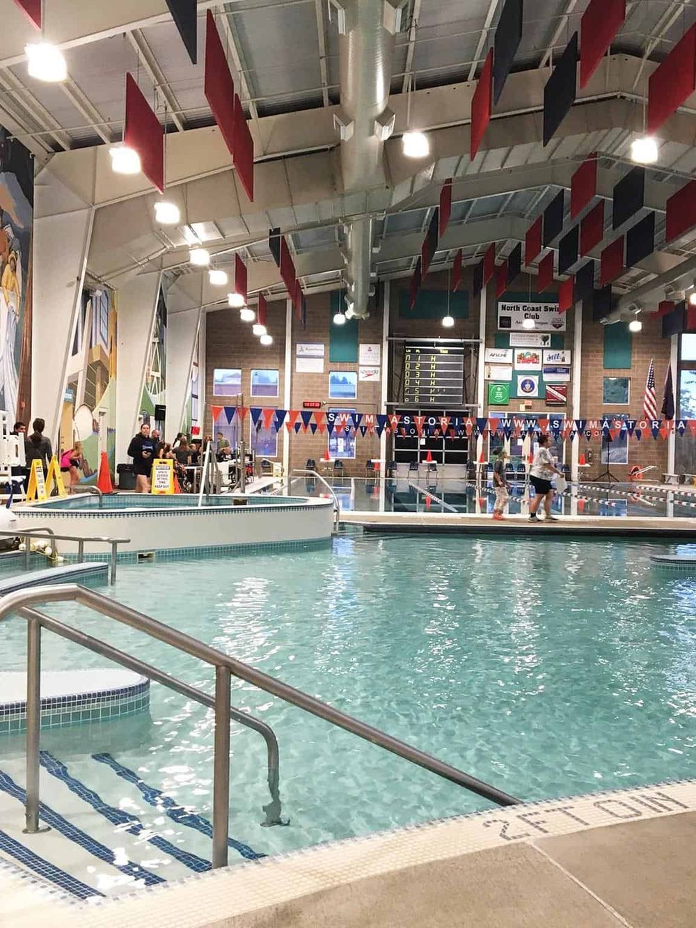 Indoor swimming pool facility at North Coast Swim Club. Perfect for swim training and recreation.