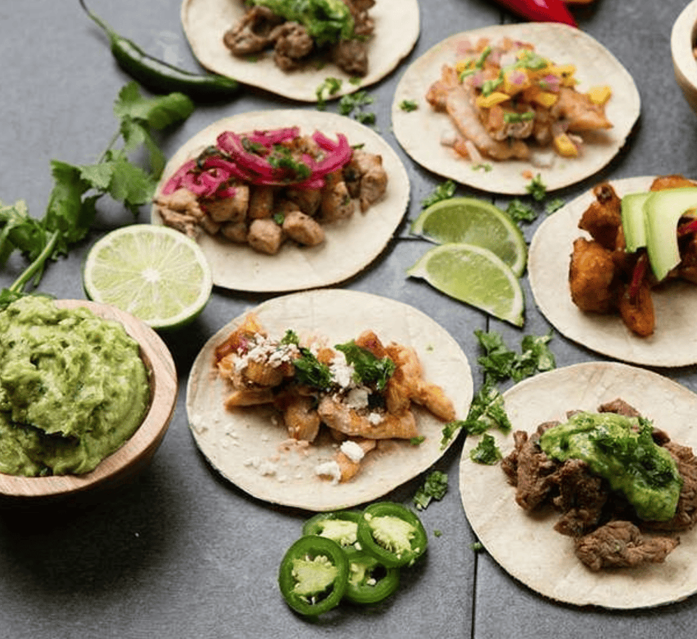 Authentic Mexican street tacos with fresh toppings and vibrant ingredients for a flavorful dining experience.