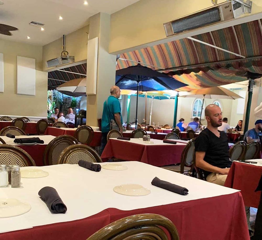 Affordable Italian restaurant outdoor patio dining in QuestForDirections location.