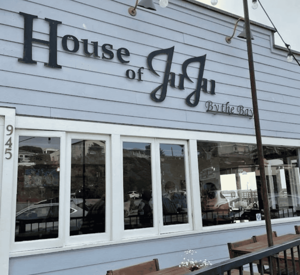 A1. House of Ju by the Bay restaurant exterior, coastal dining, ocean views, Seafood, Bay Area.