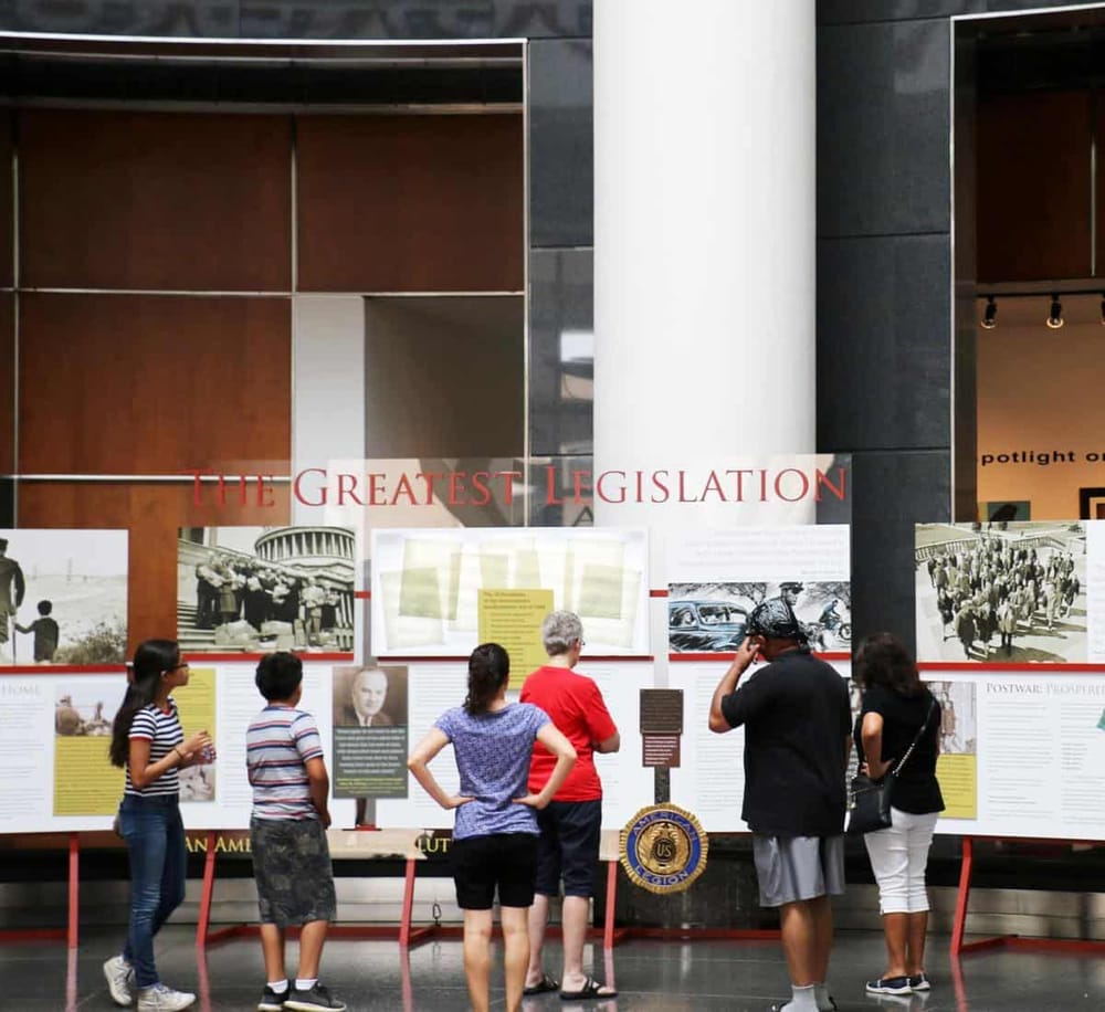 Historical display about the Civil Rights Movement at the National Museum of American History.