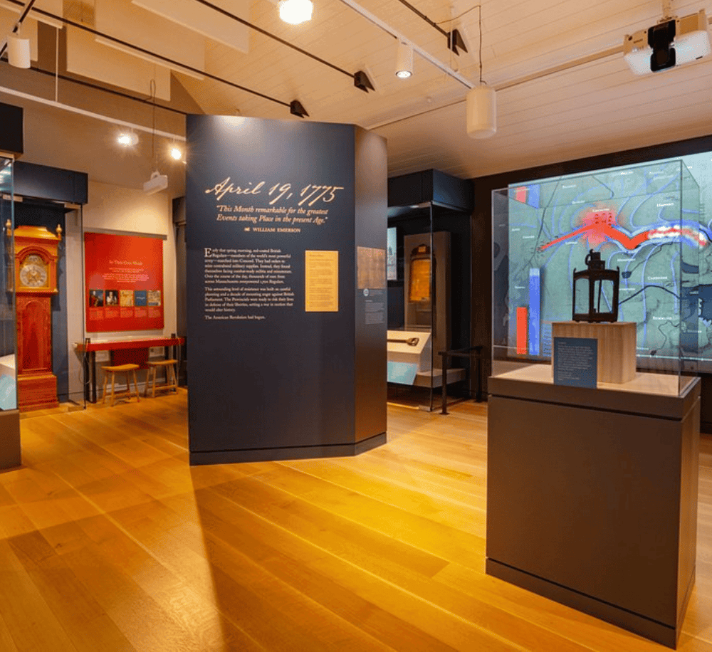 Historic American Revolution exhibit at Quest for Directions museum.