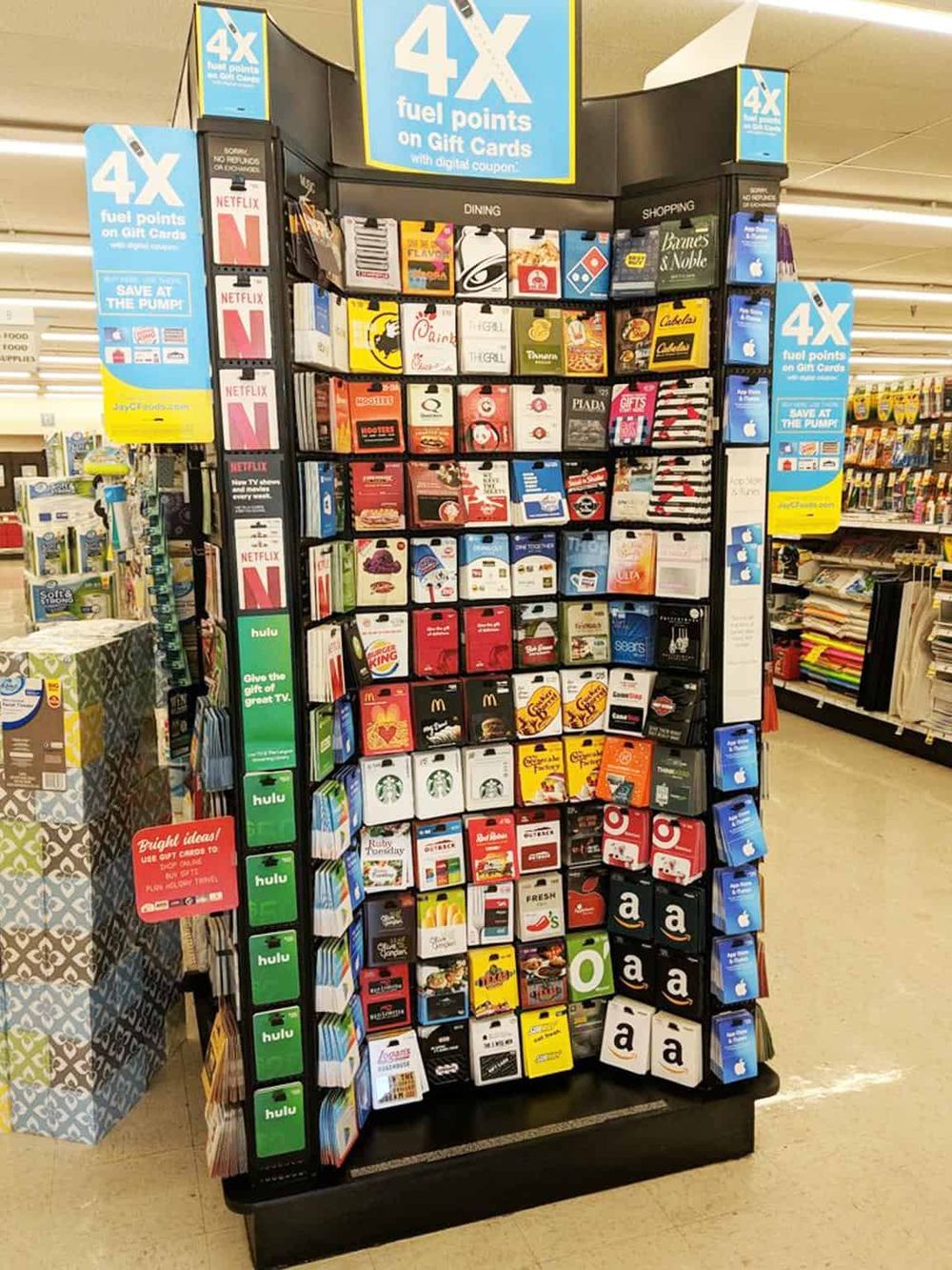 1. Fuel points on gift cards for discounts at QuestForDirections.