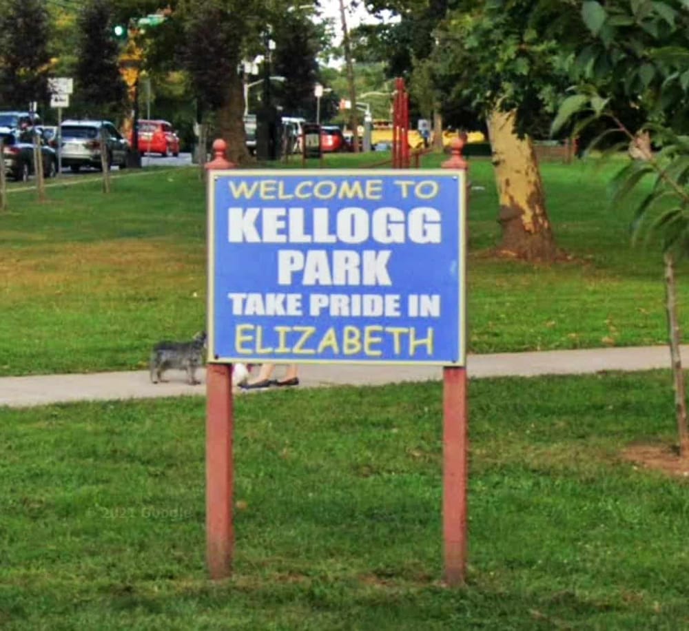 1. Welcome to Kellogg Park in Elizabeth with vibrant community spirit and scenic green spaces.