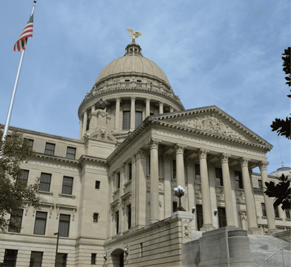 Government Capitol building in Springfield Illinois for state government and legislative activities.
