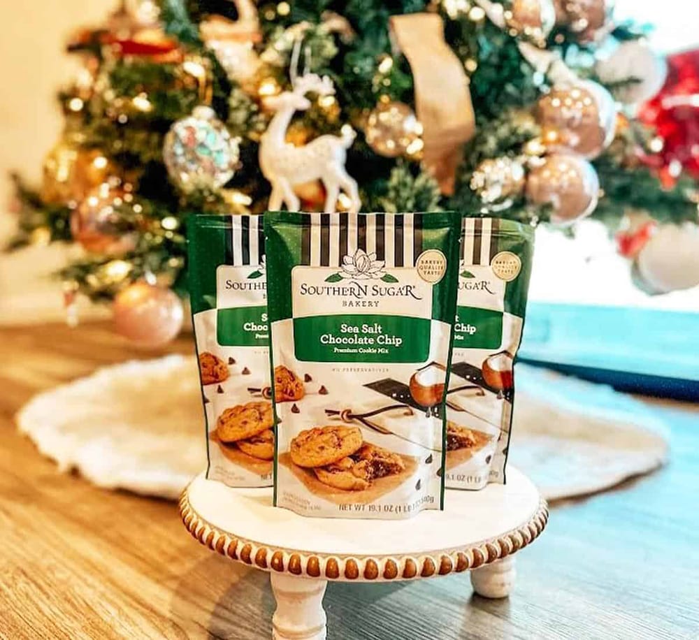 Premium Sea Salt Chocolate Chip Cookies, Southern Sugar Bakery, holiday treat.