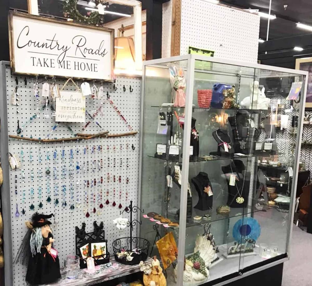 Handmade jewelry display at QuestForDirections, showcasing unique accessories for gift shopping.