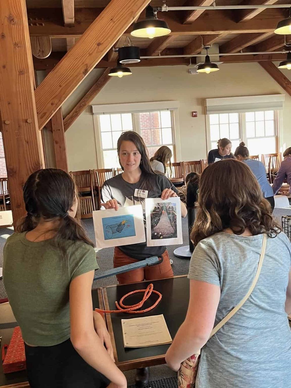 Engaging team building activity at QuestForDirections, focusing on navigation skills and outdoor adventure experiences.