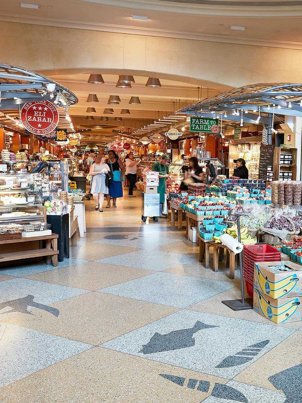 Fresh market at QuestForDirections bakery and food market, featuring local produce and gourmet delights.