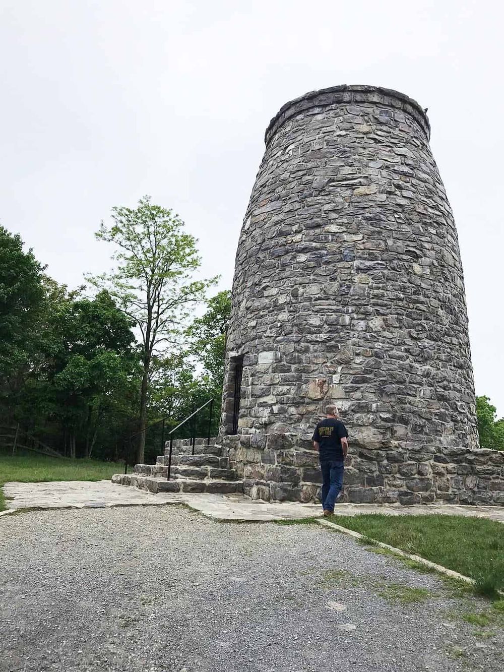 Historic stone tower at Quest for Directions visitor attraction. Explore outdoor landmarks and scenic views.