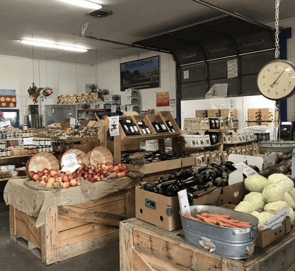 Fresh produce display at local farmers market for authentic food experience.