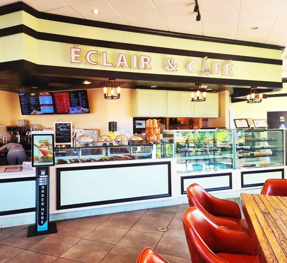 Delicious pastries and coffee at Éclair & Café, perfect for a quick treat or relaxed break.