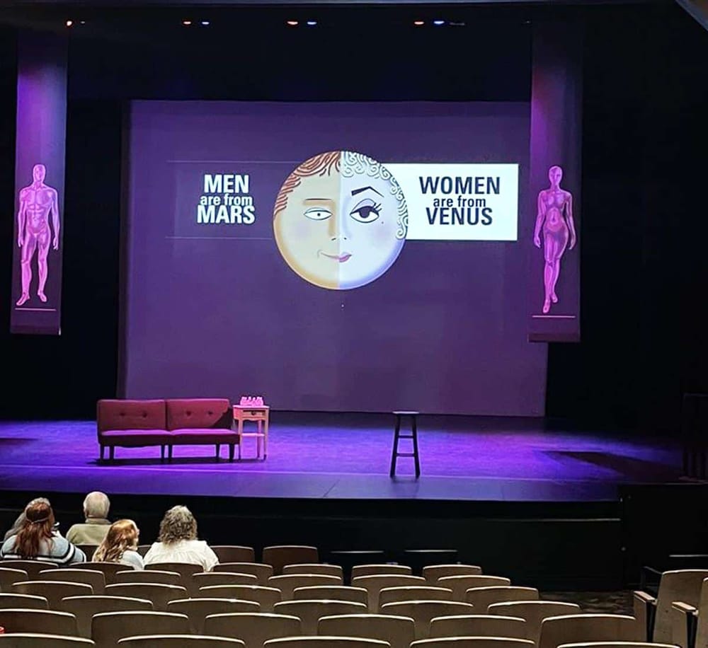 Men are from Mars, women are from Venus - informative presentation on gender differences at QuestForDirections.