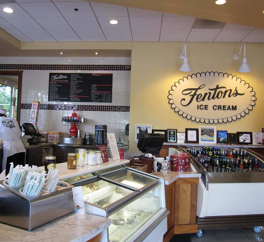 Delicious ice cream at Fentons Ice Cream shop for visitors seeking sweet treats. Excellent dessert choice at QuestForDirections.