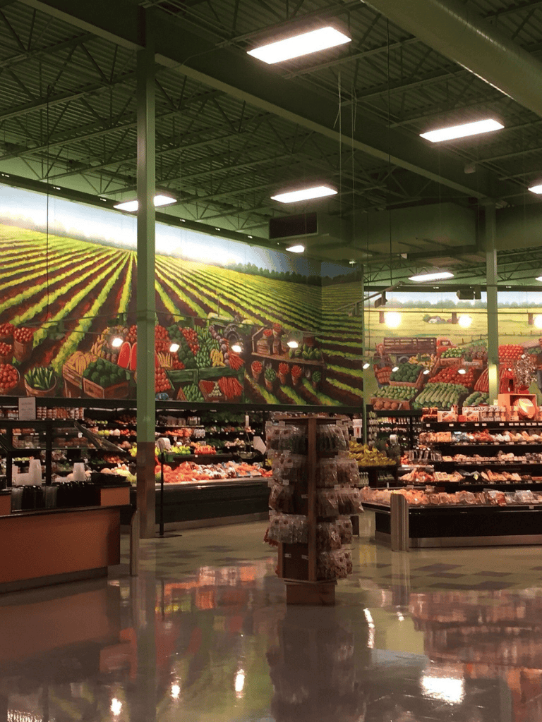 FreshProduceSection at QuestForDirections grocery store.