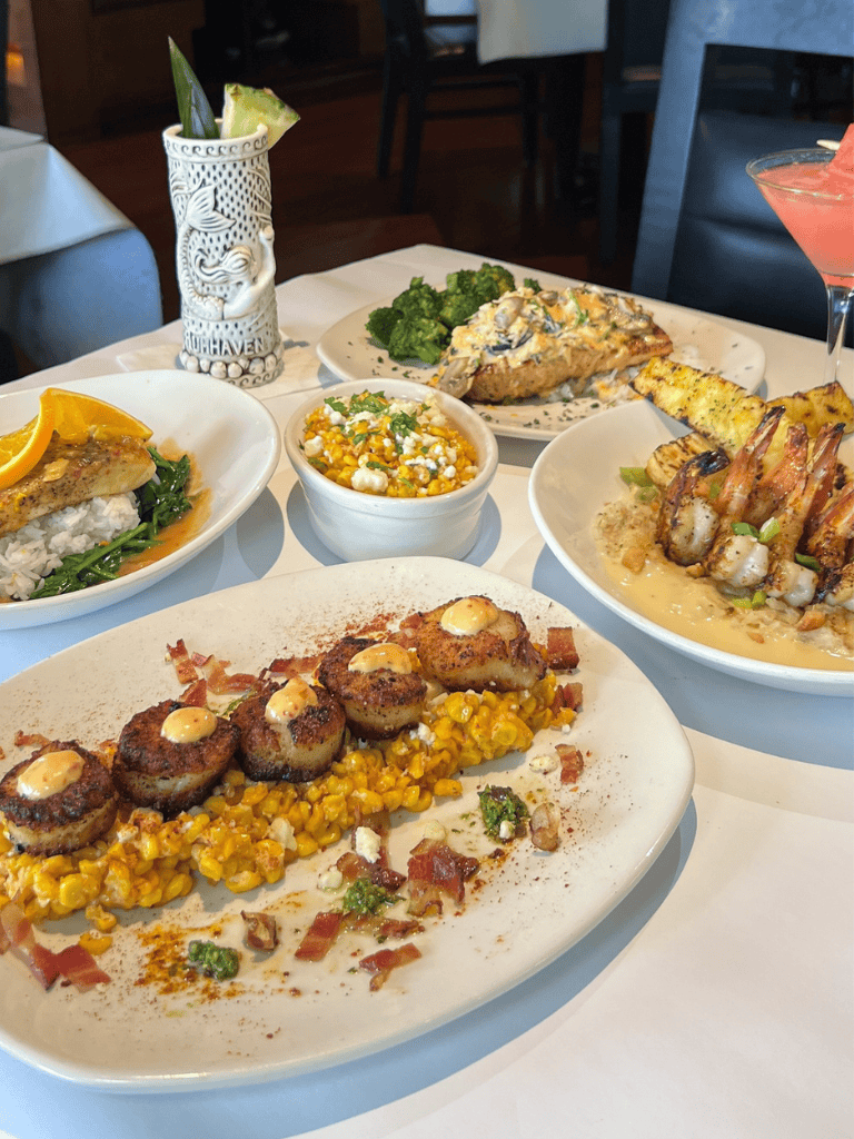 Savory seafood dishes and colorful entrees served at QuestForDirections restaurant for a memorable dining experience.