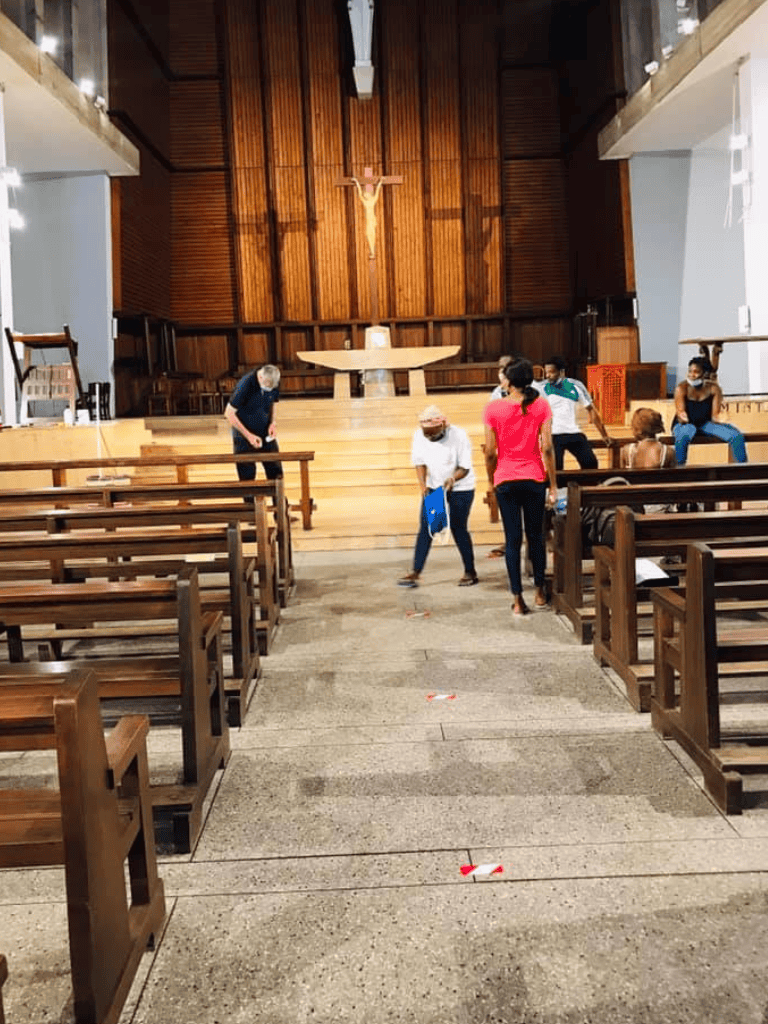 Accessible church interior for community engagement and spiritual gatherings.