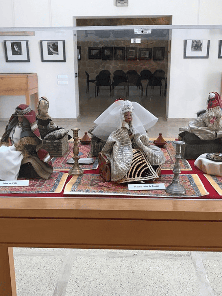 Eggs of Tizer, Moroccan Jewels of Tiznit, and Moroccan jewelry display at Quest for Directions cultural exhibit.