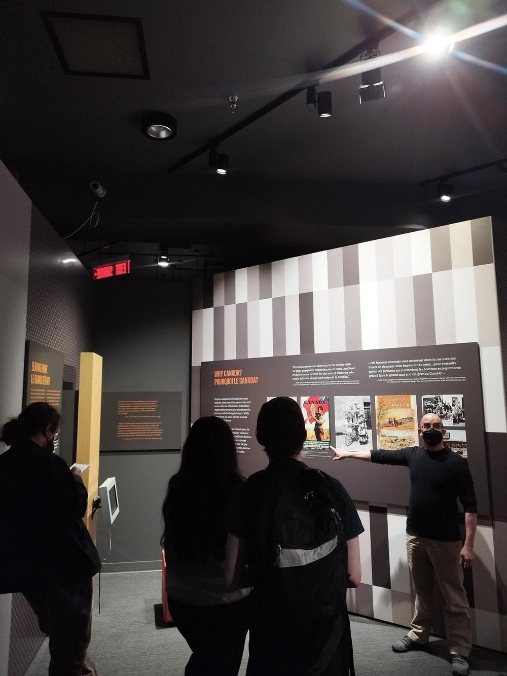 Historic Canada exhibition at QuestForDirections museum showcasing Canadian history and culture.