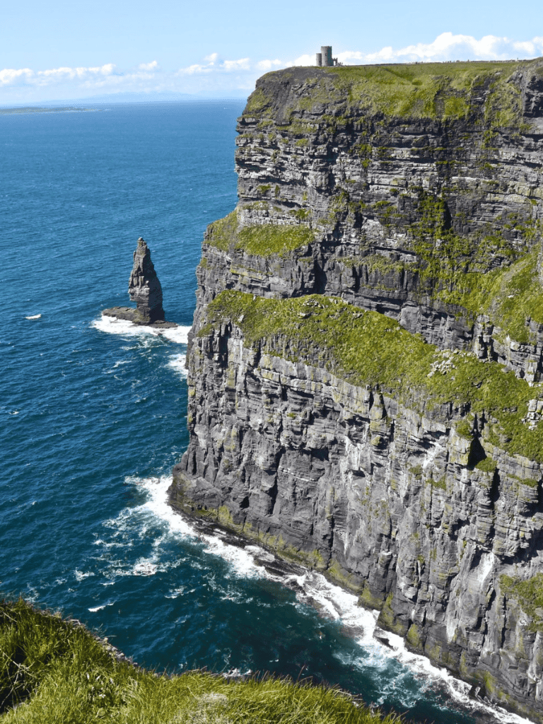 Stunning Cliffs of Moher on the Irish Coast during Daylight.