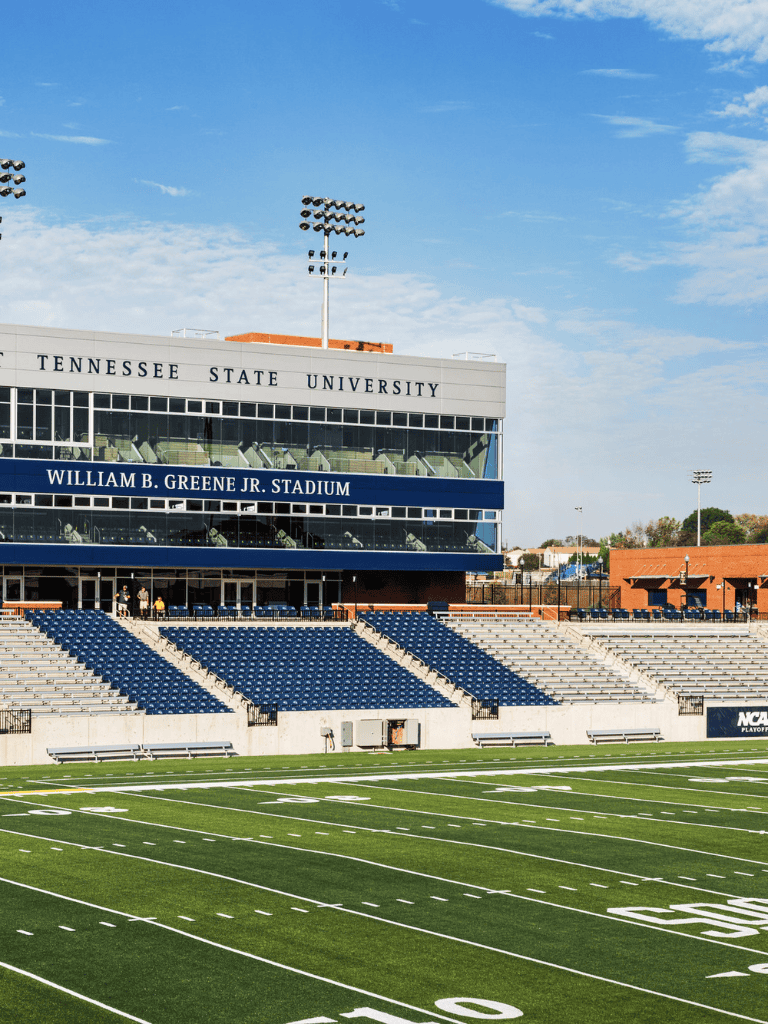 Tennessee State University William B. Greene Jr. Stadium, home to college football games.