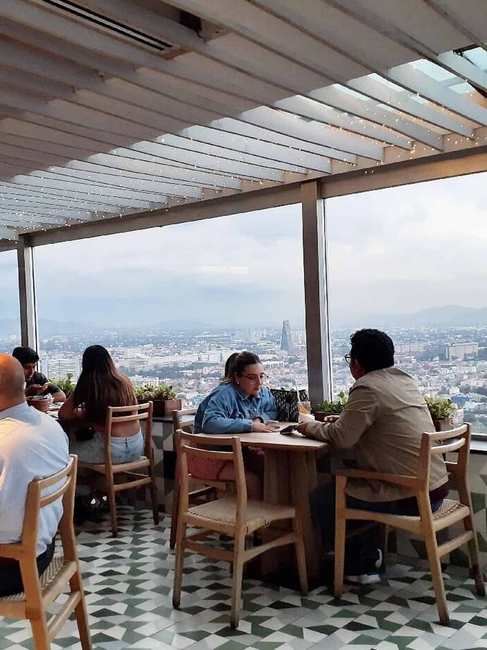 Breathtaking rooftop dining experience with city views at Quest For Directions restaurant.
