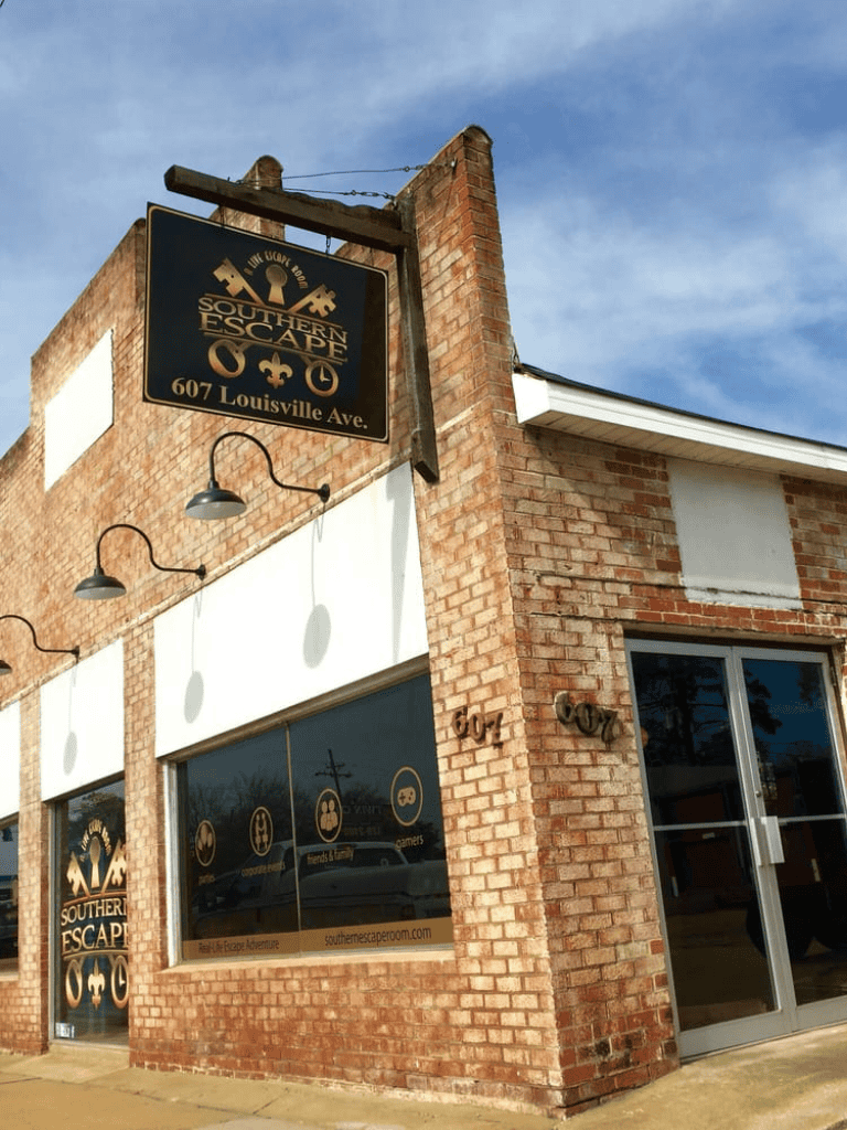 Escape room, Southern Escape, Louisville Ave, adventure, puzzle, fun, team-building, entertainment, escape game, interactive experience.
