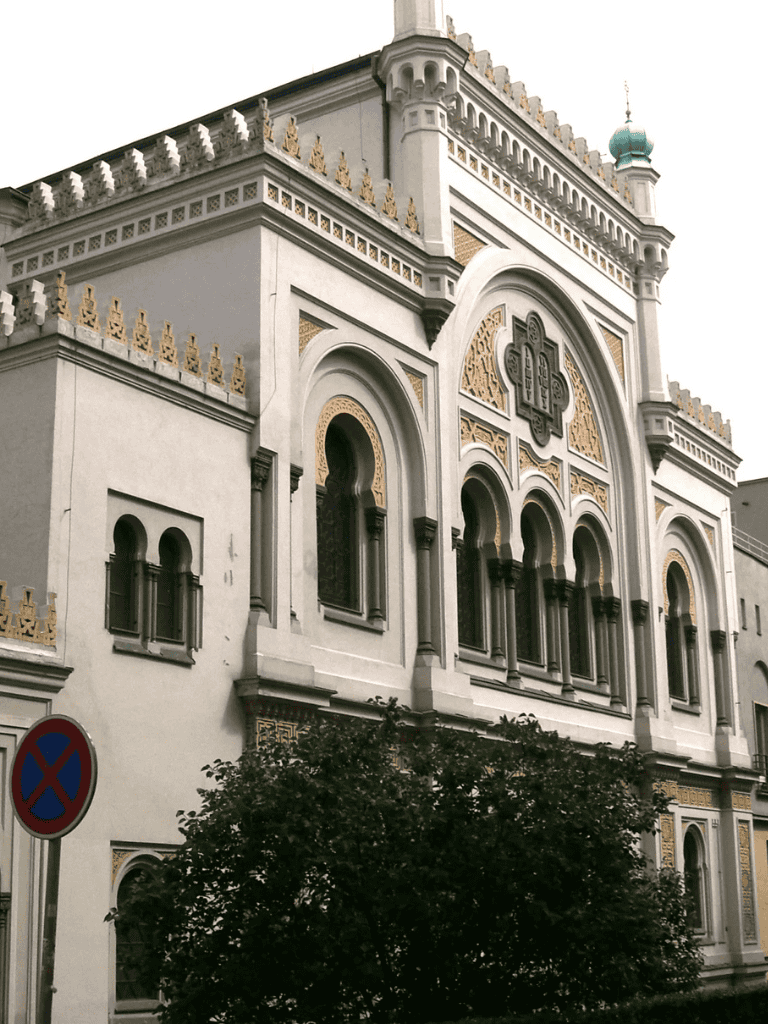 Beautiful mosque with intricate architectural details and Islamic design elements.