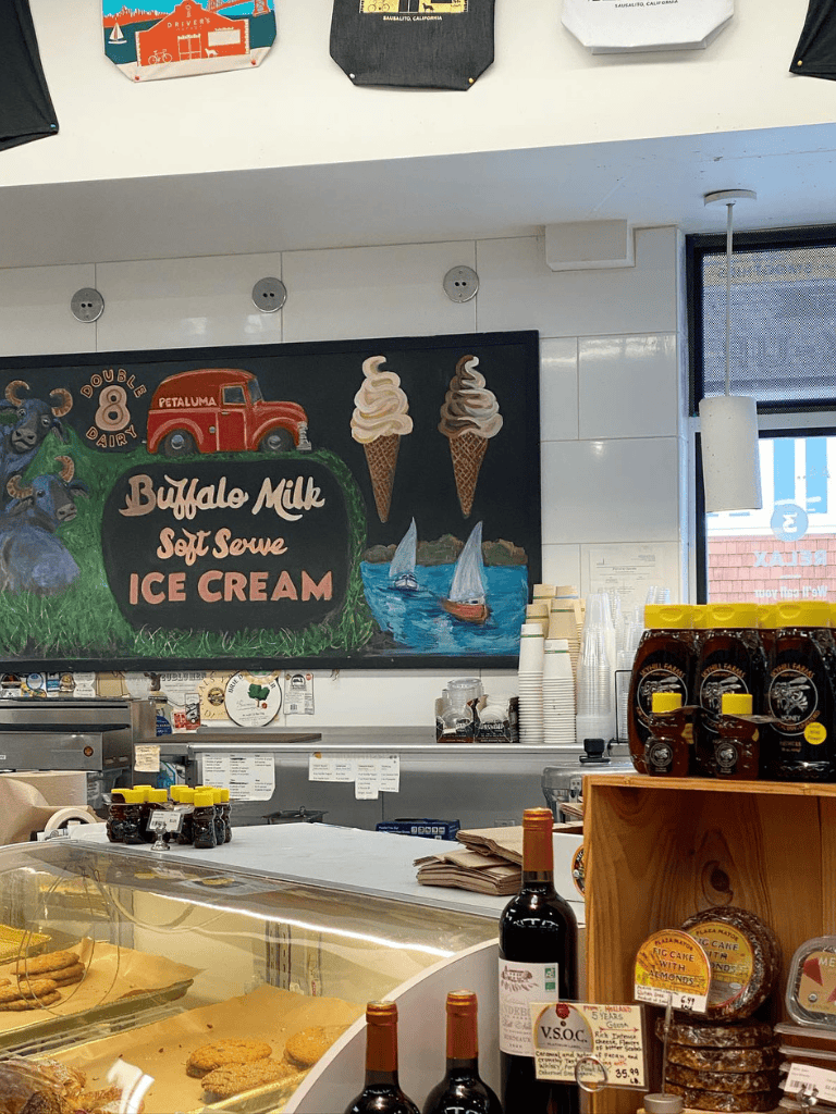 Ice cream shop near Buffalo, serving soft serve ice cream and frozen treats in a cozy setting.