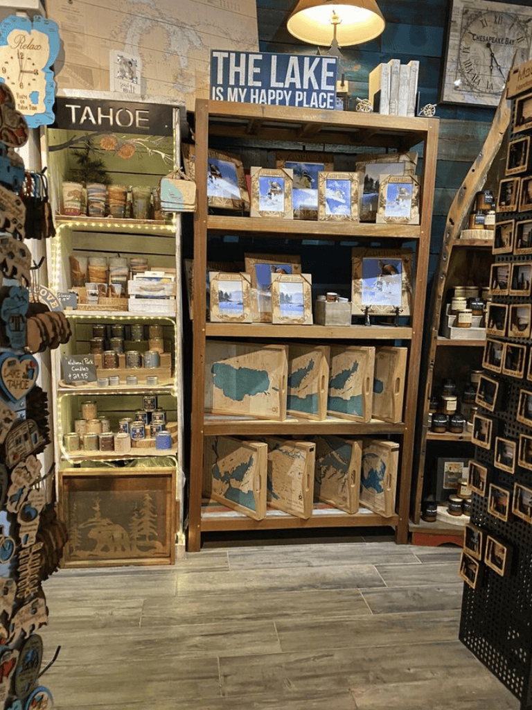 1. Lake-themed souvenirs and home decor at QuestForDirections store.