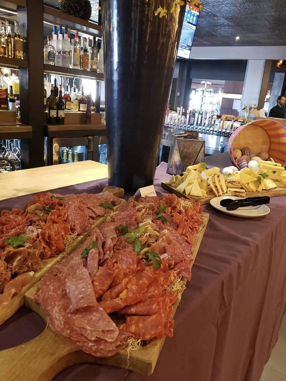 Fresh charcuterie and cheese platter at QuestForDirections restaurant, perfect for social gatherings and tastings.