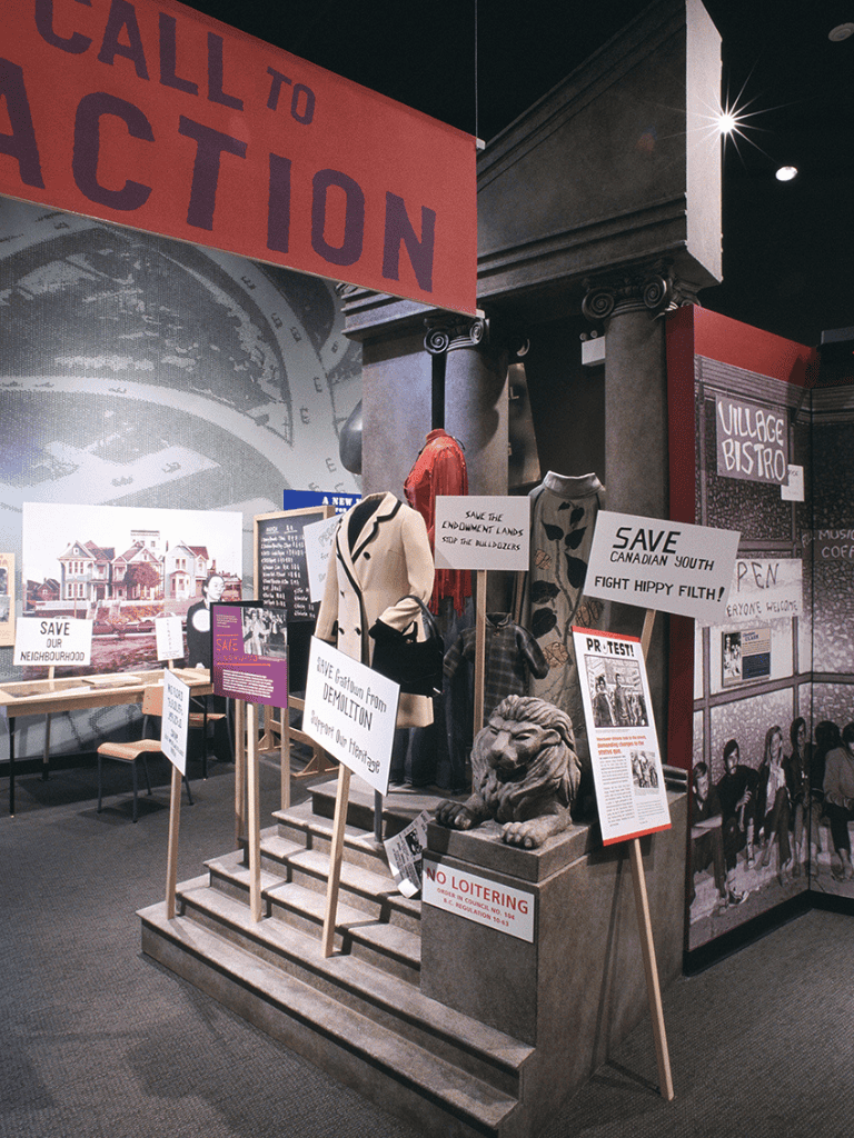 Endangered Land Preservation Protest Display at QuestForDirections Museum.